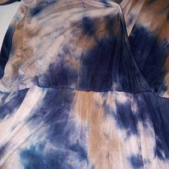 123 Story Tye Dyed Long Sleeve Romper Small - Picture 6 of 10